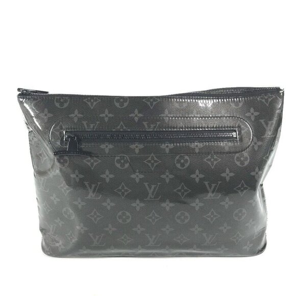 LOUIS VUITTON MonogramEclipse Glaze Exclusive to Japan Pochette-Cosmos - Picture 1 of 15